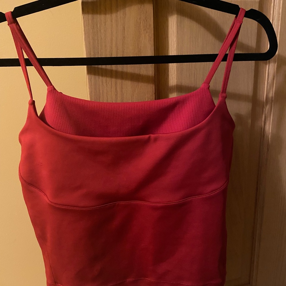 Alo Red Bra Top